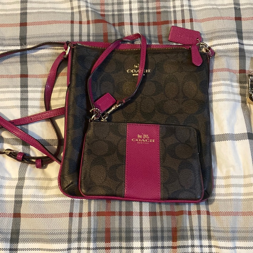 Coach bag and wallet set